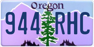 OR license plate 944RHC