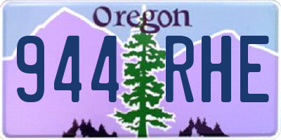 OR license plate 944RHE