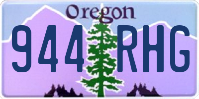 OR license plate 944RHG