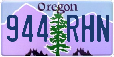 OR license plate 944RHN