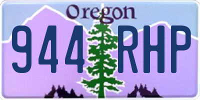 OR license plate 944RHP