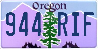 OR license plate 944RIF