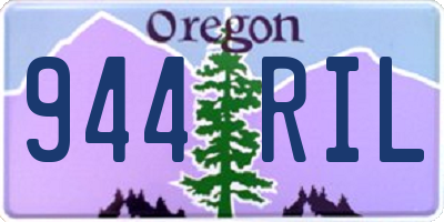 OR license plate 944RIL