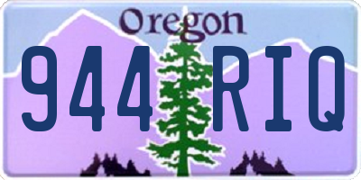 OR license plate 944RIQ
