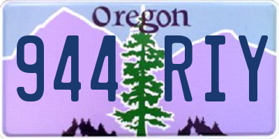 OR license plate 944RIY