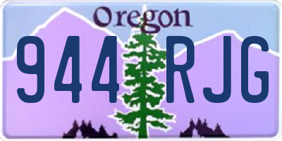 OR license plate 944RJG