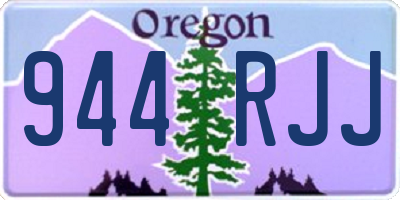 OR license plate 944RJJ
