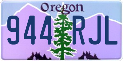 OR license plate 944RJL