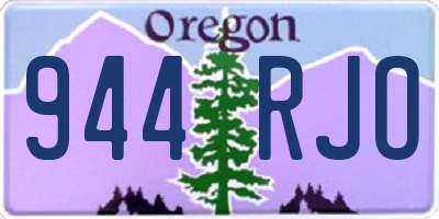 OR license plate 944RJO