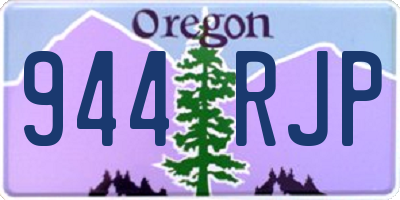OR license plate 944RJP
