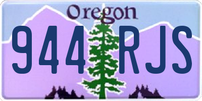 OR license plate 944RJS