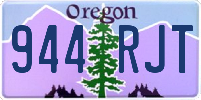 OR license plate 944RJT