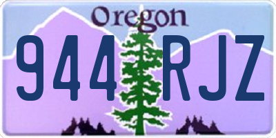 OR license plate 944RJZ