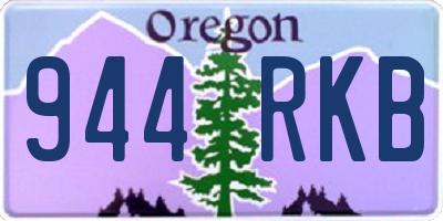 OR license plate 944RKB
