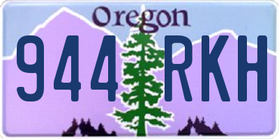 OR license plate 944RKH