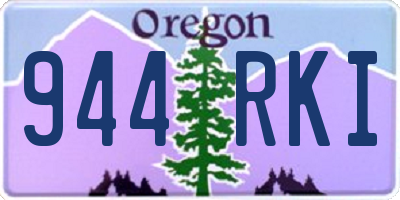 OR license plate 944RKI