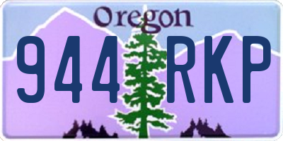 OR license plate 944RKP
