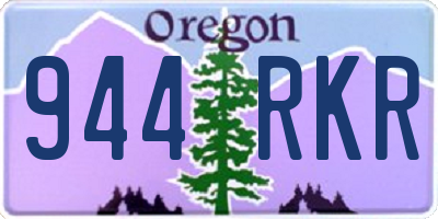 OR license plate 944RKR