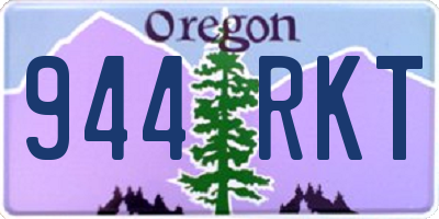 OR license plate 944RKT