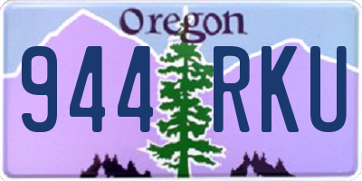 OR license plate 944RKU