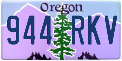 OR license plate 944RKV