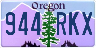 OR license plate 944RKX