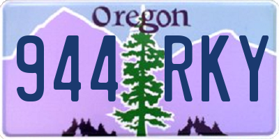 OR license plate 944RKY
