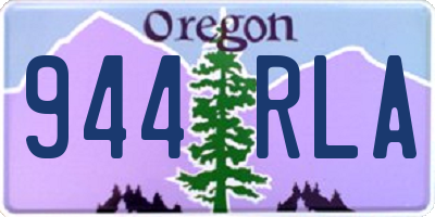 OR license plate 944RLA