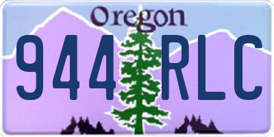 OR license plate 944RLC