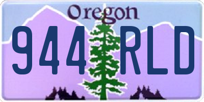 OR license plate 944RLD