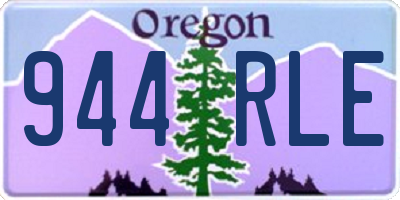 OR license plate 944RLE