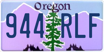 OR license plate 944RLF