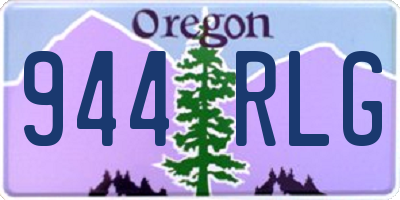 OR license plate 944RLG