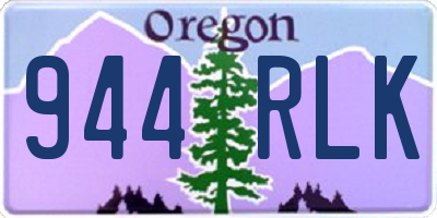 OR license plate 944RLK
