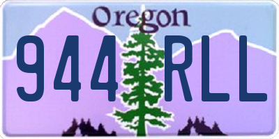 OR license plate 944RLL