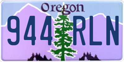 OR license plate 944RLN