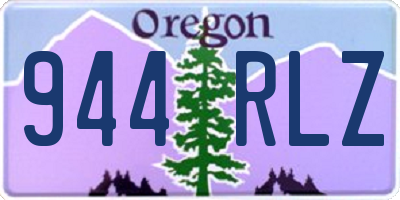OR license plate 944RLZ