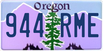 OR license plate 944RME
