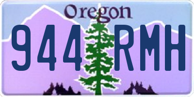 OR license plate 944RMH