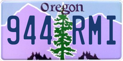 OR license plate 944RMI