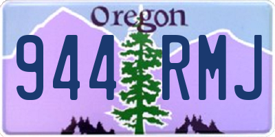 OR license plate 944RMJ