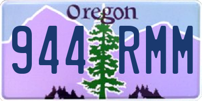 OR license plate 944RMM