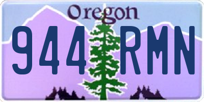 OR license plate 944RMN