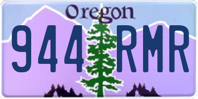 OR license plate 944RMR