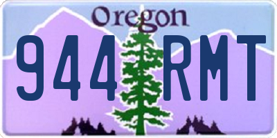 OR license plate 944RMT