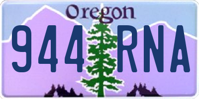 OR license plate 944RNA