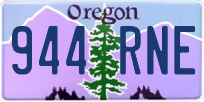 OR license plate 944RNE