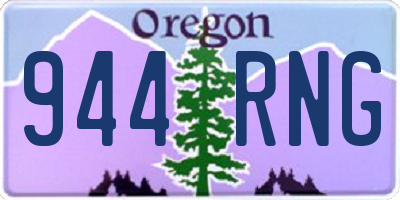 OR license plate 944RNG