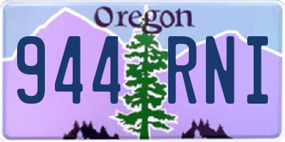 OR license plate 944RNI