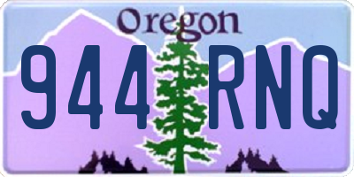 OR license plate 944RNQ